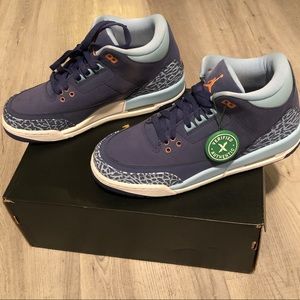 Brand new Jordan 3 retro purple dust